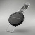 Back view of Clear Mo'bettah Airplane Phone Holder for MagSafe compatible iPhone
