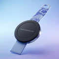 Back view of the Purple Mo'bettah Airplane Phone Holder for MagSafe compatible iPhone